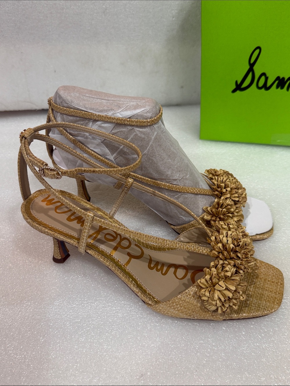 Sam Edelman Women's Phoebe Heeled Sandal, Beechwood size 9.5 - Picture 3 of 8